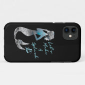 Meerjungfrau Lasst uns einen Schlag machen Case-Mate iPhone Hülle (Rückseite (Horizontal))