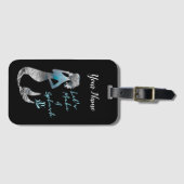 Meerjungfrau Lasst uns einen Schlag machen Gepäckanhänger (Vorderseite (Horizontal))