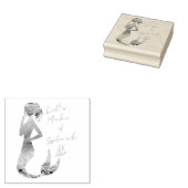 Meerjungfrau Lasst uns einen Schlag machen Gummistempel (Stempel)