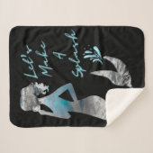 Meerjungfrau Lasst uns einen Schlag machen Sherpadecke (Vorderseite (Horizontal))