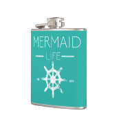 Meerjungfrau-Leben Hipflask Flachmann (Links)