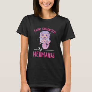 Meerjungfrau Leicht abgelenktes Clamshell Sea Cora T-Shirt
