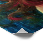 Meerjungfrau (Leinwand) Poster (Ecke)