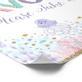 Meerjungfrau liebt Schild unter dem Party des Meer (Ecke)