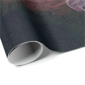 Meerjungfrau Lila nautische Retro Geschenkpapier (Rolleneckpunkt)