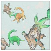 Meerjungfrau Loch Ness Merm-squatch sasquatch Stoff (Nahaufnahme)
