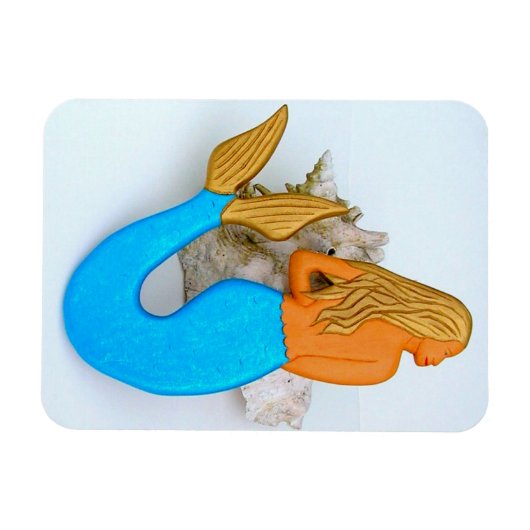 Meerjungfrau Magnet (Horizontal)