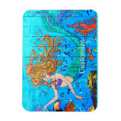 Meerjungfrau Magnet (Vertikal)