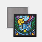 Meerjungfrau Magnet (Vorderseite/Rückseite)
