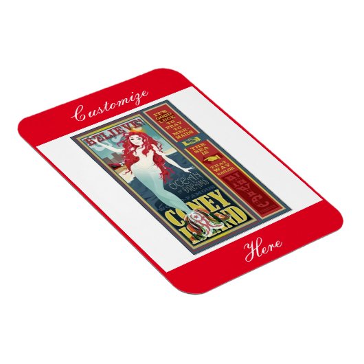 Meerjungfrau Magnet (Rechte Seite)