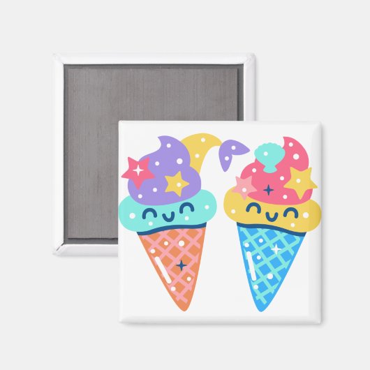 Meerjungfrau Magnet (Vorderseite/Rückseite)