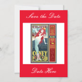 Meerjungfrau Magneteinladung (Vorderseite)