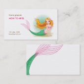 Meerjungfrau-Mama-Telefonkarte Telefonnummerkarte (Vorne/Hinten)