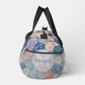 Meerjungfrau Märchen-Faux-Patchwork-Duffel-Tasche Duffle Bag (Rechts)
