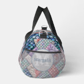 Meerjungfrau Märchen Glitter-Monogramm-Tasche Duffle Bag (Rechts)