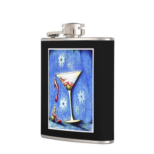 Meerjungfrau Martini Flachmann (Links)