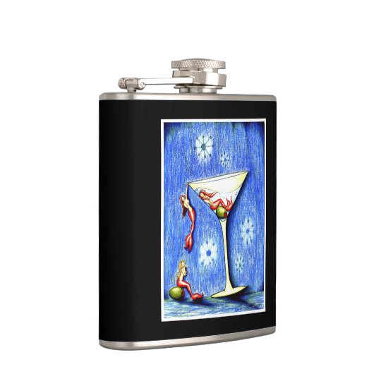 Meerjungfrau Martini Flachmann (Rechts)