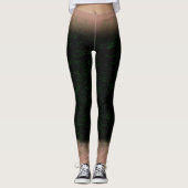 Meerjungfrau-Maßstab gemischt Taille Leggings Nigh (Vorderseite)