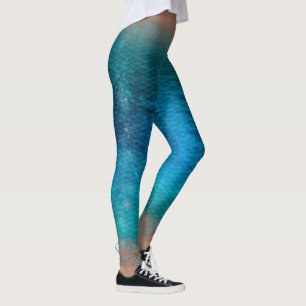 Meerjungfrau-Maßstab Leggings Karibik 3