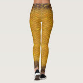 Meerjungfrau-Maßstab Leggings Taille Gold Fisch 1 (Rückseite)