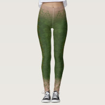 Meerjungfrau-Maßstab Leggings Taille Kelp Wald 5