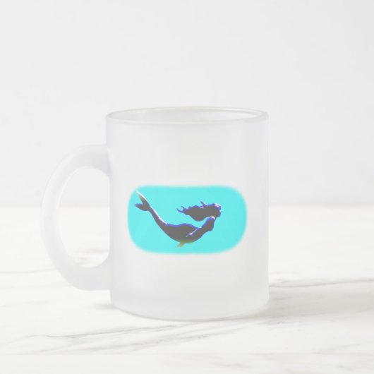 Meerjungfrau Mattglastasse (Links)