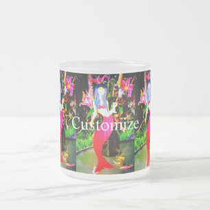 Meerjungfrau Mattglastasse