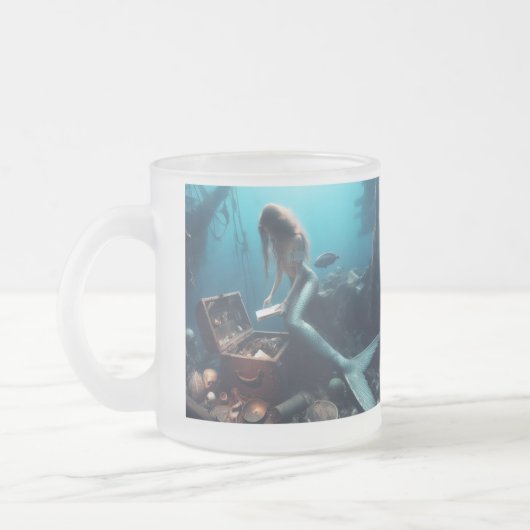 Meerjungfrau Mattglastasse (Links)