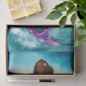 Meerjungfrau / Mermaijets Vintag Antique Decoupage Seidenpapier (Geschenk)