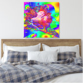 Meerjungfrau-Metamorphose Leinwanddruck (Insitu (Schlafzimmer))