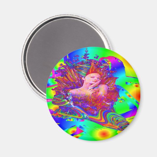 Meerjungfrau-Metamorphose Magnet (Vorderseite/Rückseite)