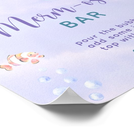 Meerjungfrau Mimosa Bar Poster (Ecke)