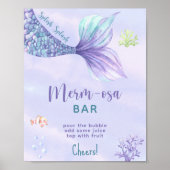 Meerjungfrau Mimosa Bar Poster (Vorne)