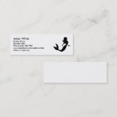 Meerjungfrau Mini Visitenkarte (Vorne/Hinten)