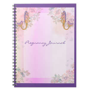 Meerjungfrau mit Babykunst von Renee Lavoie Notizblock