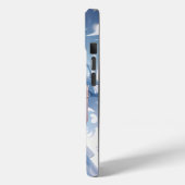 Meerjungfrau mit blauem Haar in einem Blue Dress-I Case-Mate iPhone Hülle (Rückseite / Links)