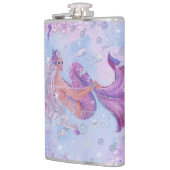 Meerjungfrau mit Blume von Renee Lavoie Flachmann (Links)