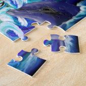 Meerjungfrau mit Delfin Puzzle (Seite)