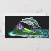 Meerjungfrau mit Delphinen (Vorderseite)