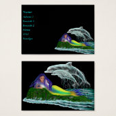 Meerjungfrau mit Delphinen (Vorne & Hinten)