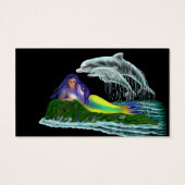 Meerjungfrau mit Delphinen (Rückseite)