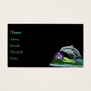 Meerjungfrau mit Delphinen