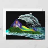 Meerjungfrau mit Delphinen (Vorne/Hinten)