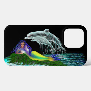 Meerjungfrau mit Delphinen Case-Mate iPhone Hülle