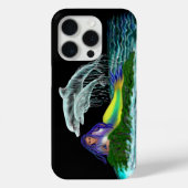 Meerjungfrau mit Delphinen Case-Mate iPhone Hülle (Rückseite)