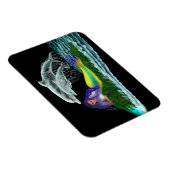 Meerjungfrau mit Delphinen Magnet (Rechte Seite)