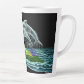 Meerjungfrau mit Delphinen Milchtasse (Rechts)