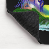 Meerjungfrau mit Delphinen Mousepad (Ecke)