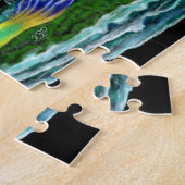 Meerjungfrau mit Delphinen Puzzle (Seite)