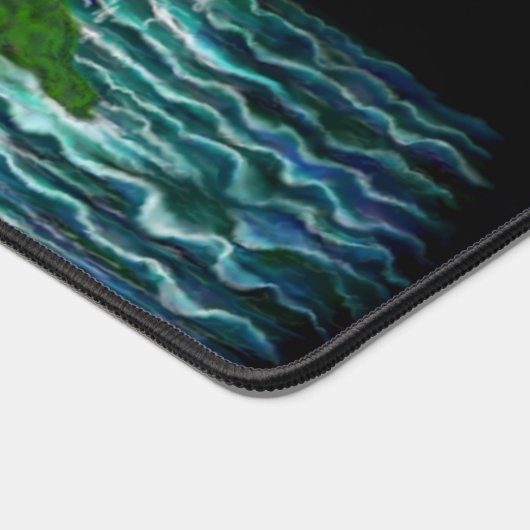 Meerjungfrau mit Delphinen Schreibtischunterlage (Ecke)